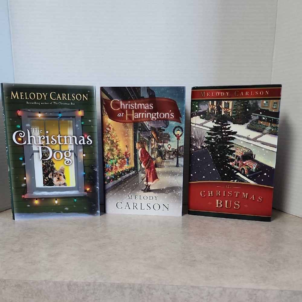 Melody Carlson Christmas Book Set Lot of 3